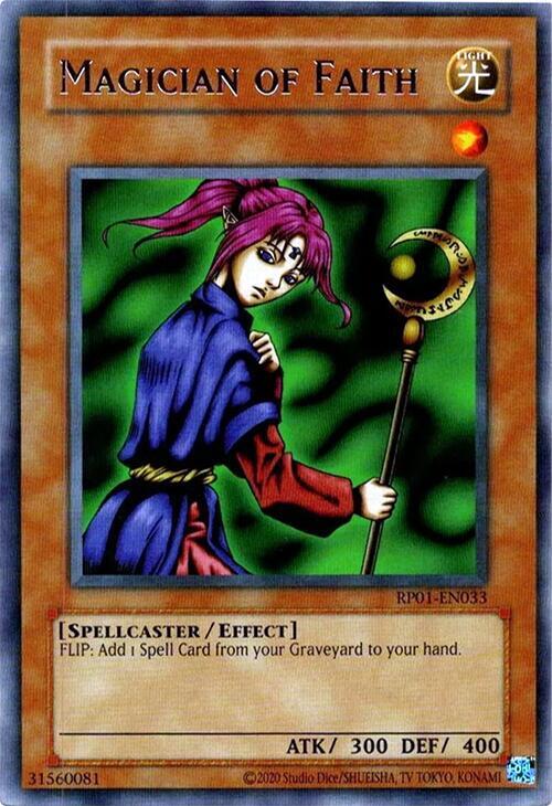 Magician of Faith RP01-EN033 card from Retro Pack (2020 Date Reprint)