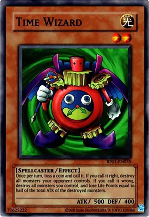 Time Wizard RP01-EN035 card from Retro Pack (2020 Date Reprint)