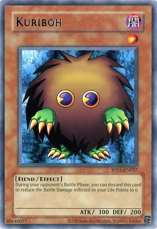 Kuriboh RP01-EN037 card from Retro Pack (2020 Date Reprint)