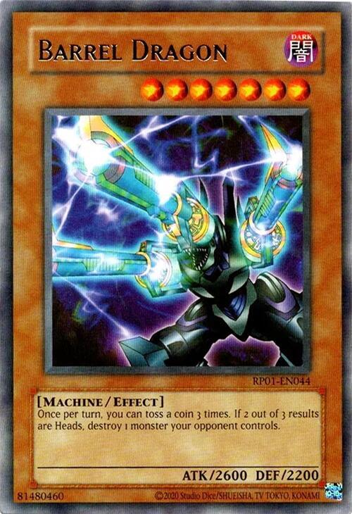 Barrel Dragon RP01-EN044 card from Retro Pack (2020 Date Reprint)