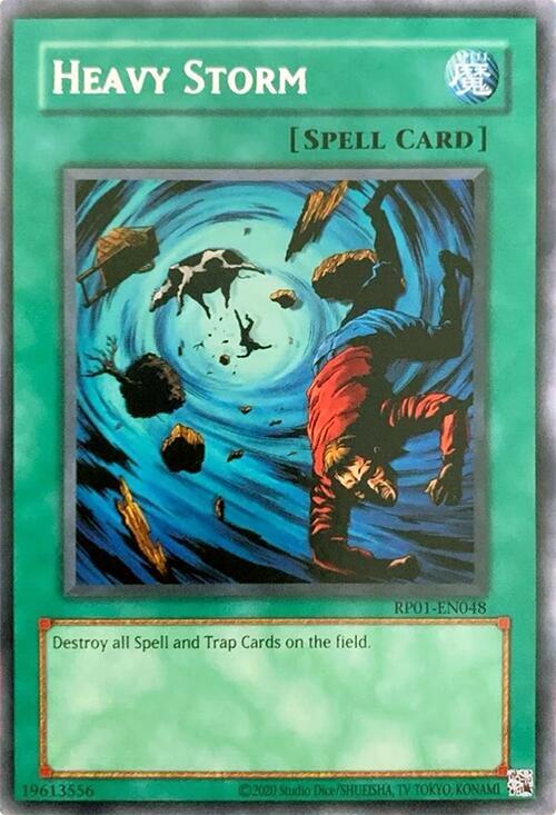 Heavy Storm RP01-EN048 card from Retro Pack (2020 Date Reprint)