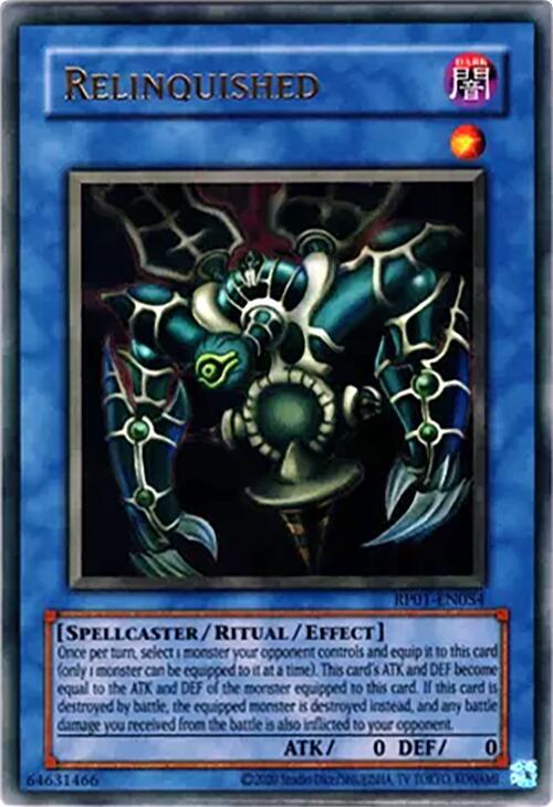 Relinquished RP01-EN054 card from Retro Pack (2020 Date Reprint)