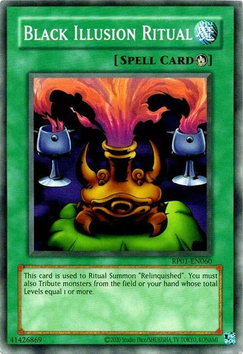Black Illusion Ritual RP01-EN060 card from Retro Pack (2020 Date Reprint)