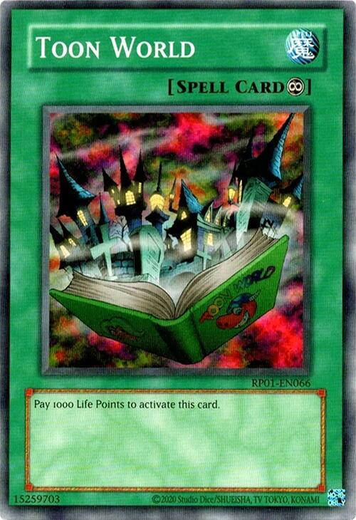 Toon World RP01-EN066 card from Retro Pack (2020 Date Reprint)