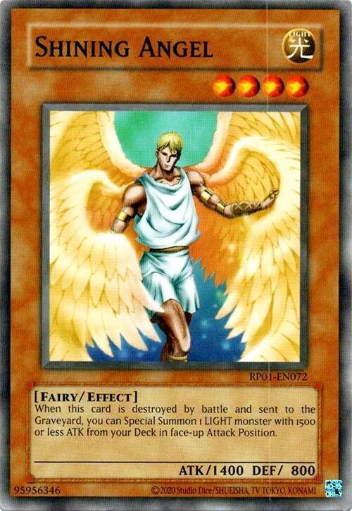 Shining Angel RP01-EN072 card from Retro Pack (2020 Date Reprint)
