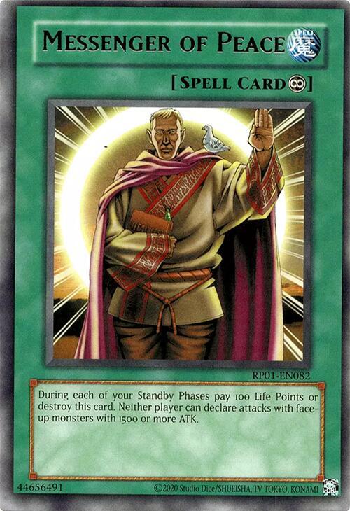 Messenger of Peace RP01-EN082 card from Retro Pack (2020 Date Reprint)