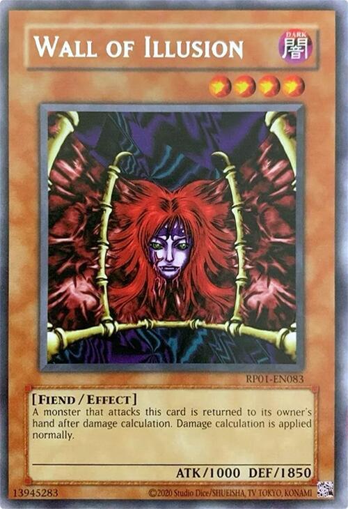 Wall of Illusion RP01-EN083 card from Retro Pack (2020 Date Reprint)