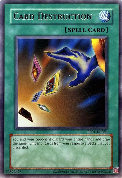 Card Destruction RP01-EN084 card from Retro Pack (2020 Date Reprint)