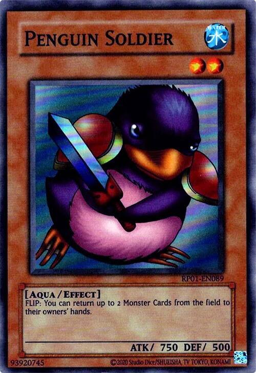 Penguin Soldier RP01-EN089 card from Retro Pack (2020 Date Reprint)