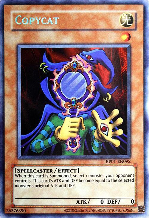 Copycat RP01-EN092 card from Retro Pack (2020 Date Reprint)
