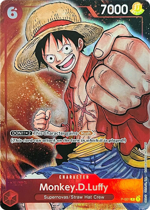 Monkey.D.Luffy (Premium Card Collection -BANDAI CARD GAMES Fest. 23-24 Edition-) P-001 card from One Piece Promotion Cards