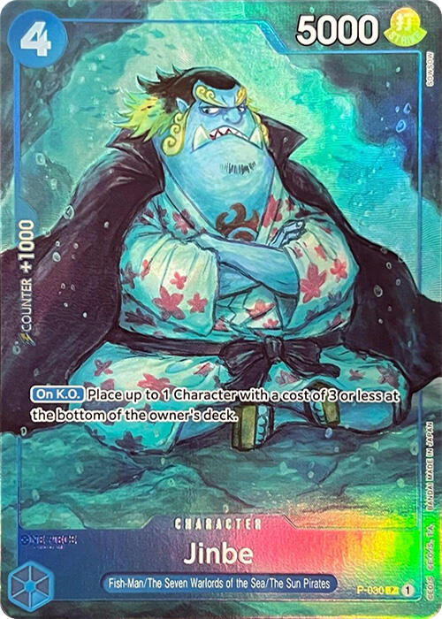 Jinbe (Premium Card Collection -BANDAI CARD GAMES Fest. 23-24 Edition-) P-030 card from One Piece Promotion Cards