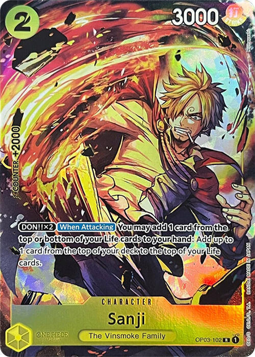 Sanji (Premium Card Collection -BANDAI CARD GAMES Fest. 23-24 Edition-) OP03-102 card from One Piece Promotion Cards
