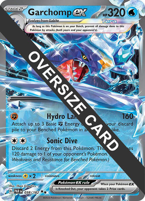 Garchomp ex 038/182 card from Jumbo Cards