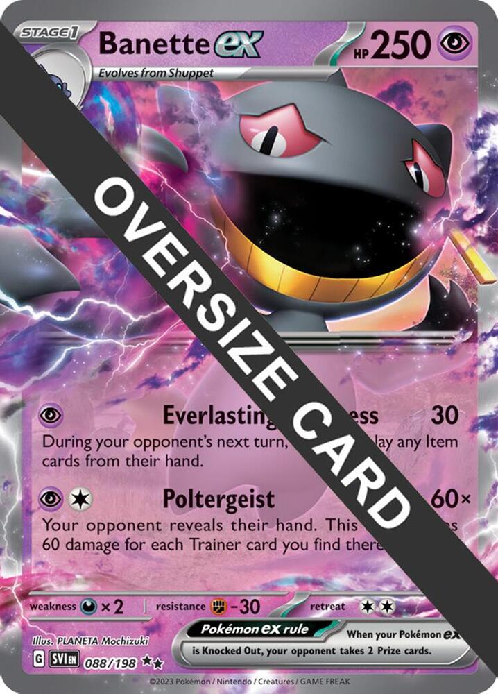 Banette ex 088/198 card from Jumbo Cards