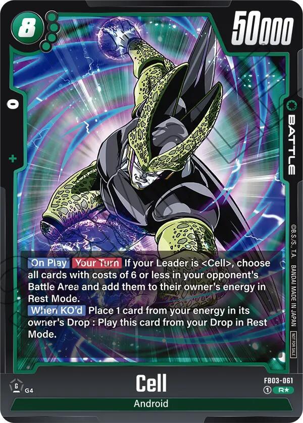 Cell (Tournament Pack 03) FB03-061 card from Tournament and Championship Promos