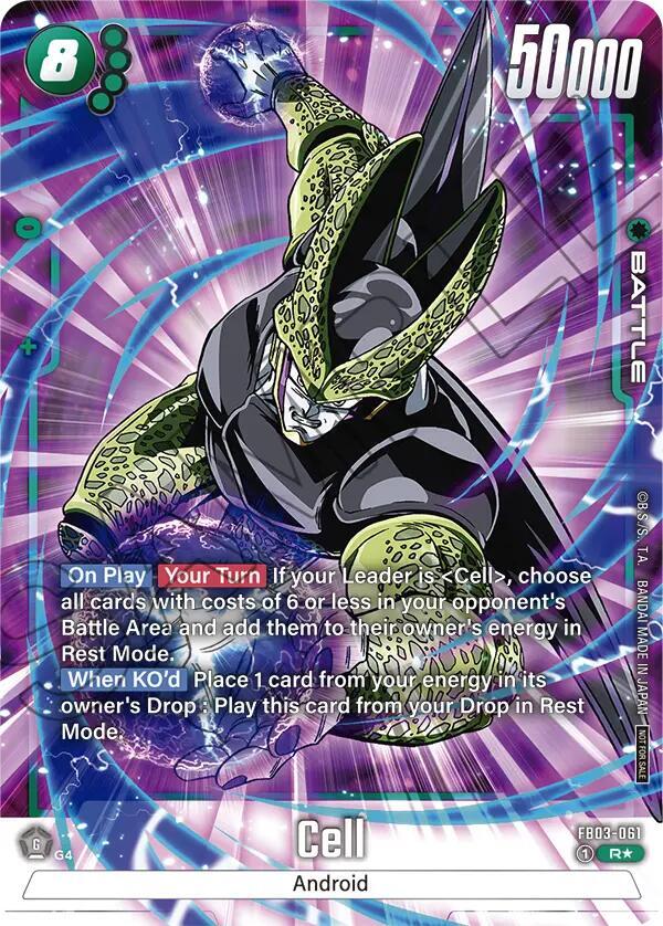 Cell (Tournament Pack -Winner- 03) FB03-061 card from Tournament and Championship Promos