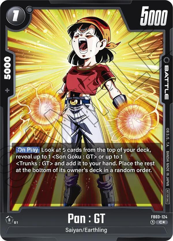 Pan : GT (Tournament Pack 03) FB03-124 card from Tournament and Championship Promos