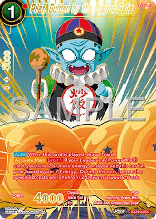 Pilaf, Guided by the Dragon Balls EX24-03 card from Expansion Deck Box Set 24: Premium 7th Anniversary Box 2024