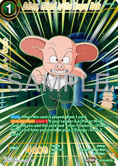 Oolong, Guided by the Dragon Balls EX24-08 card from Expansion Deck Box Set 24: Premium 7th Anniversary Box 2024