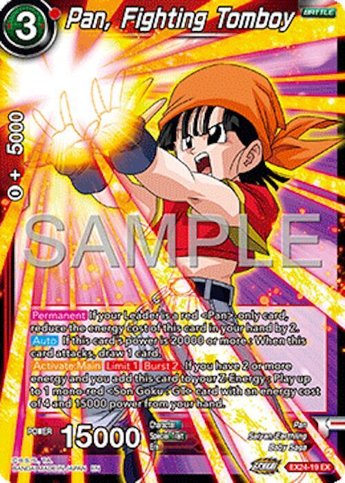 Pan, Fighting Tomboy EX24-19 card from Expansion Deck Box Set 24: Premium 7th Anniversary Box 2024