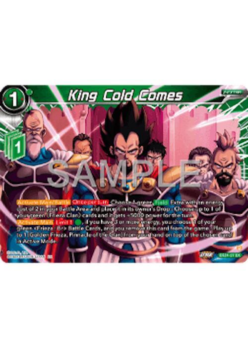 King Cold Comes EX24-27 card from Expansion Deck Box Set 24: Premium 7th Anniversary Box 2024