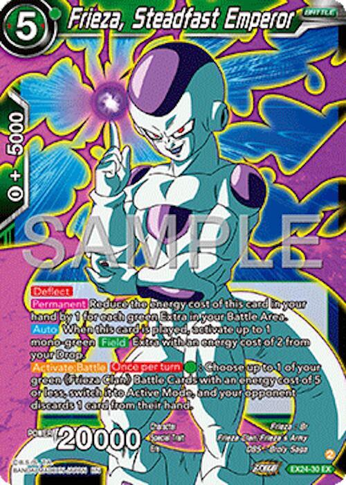 Frieza, Steadfast Emperor EX24-30 card from Expansion Deck Box Set 24: Premium 7th Anniversary Box 2024