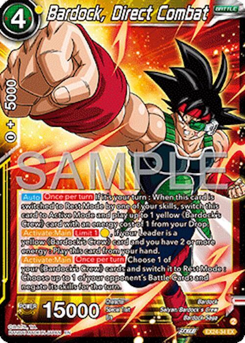 Bardock, Direct Combat EX24-34 card from Expansion Deck Box Set 24: Premium 7th Anniversary Box 2024