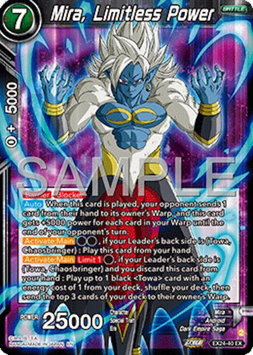 Mira, Limitless Power EX24-40 card from Expansion Deck Box Set 24: Premium 7th Anniversary Box 2024