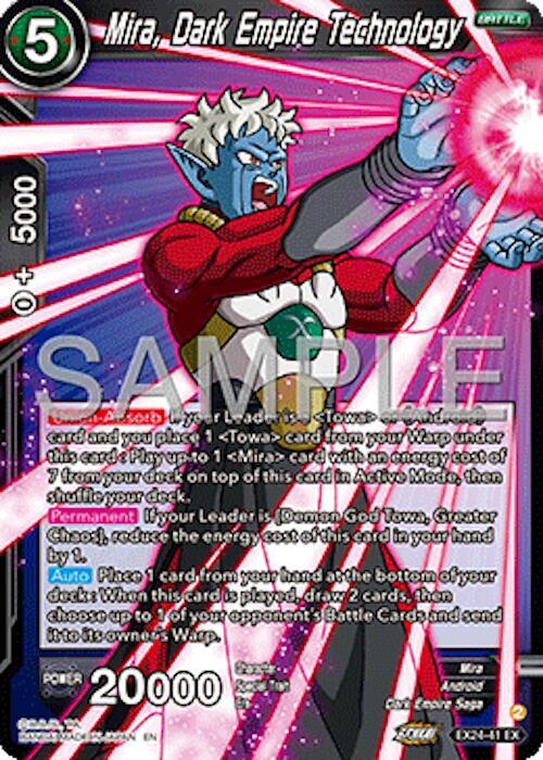 Mira, Dark Empire Technology EX24-41 card from Expansion Deck Box Set 24: Premium 7th Anniversary Box 2024