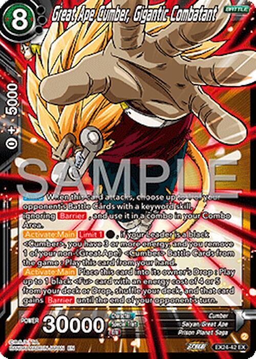 Great Ape Cumber, Gigantic Combatant EX24-42 card from Expansion Deck Box Set 24: Premium 7th Anniversary Box 2024