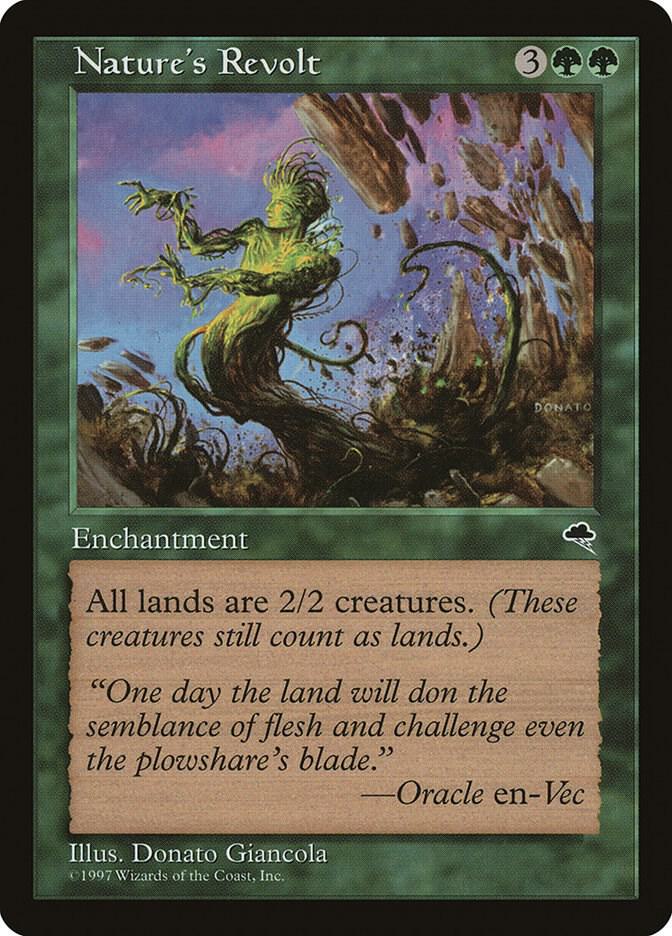 Nature's Revolt 240 card from Tempest