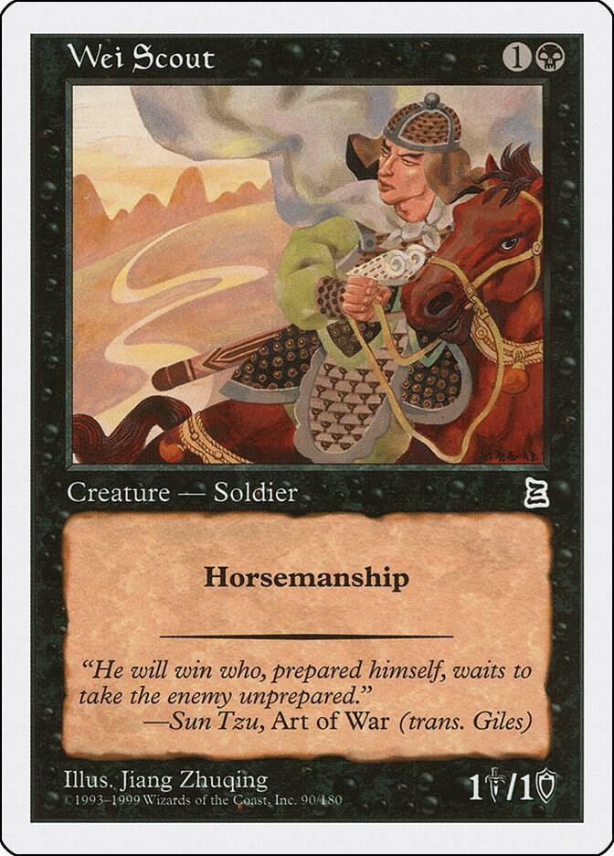 Wei Scout 90 card from Portal Three Kingdoms