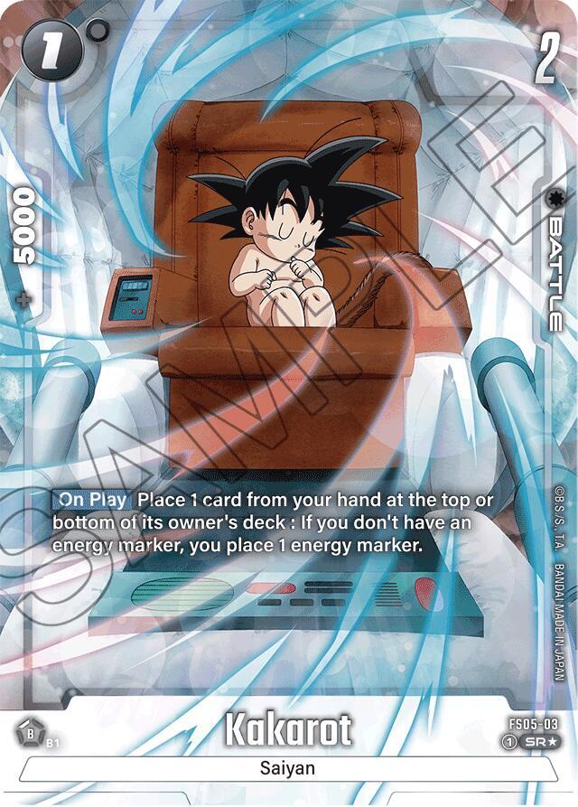 Kakarot (Bonus Pack Alternate Art) FS05-03 card from Starter Deck 5: Bardock