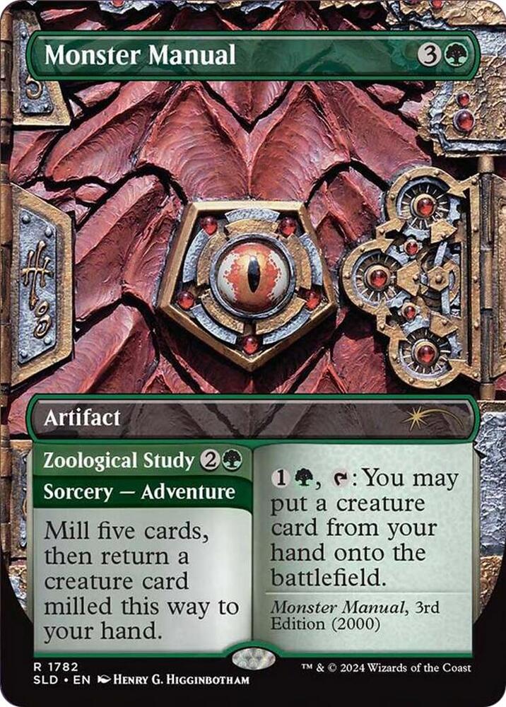 Monster Manual 1782 card from Secret Lair Drop Series