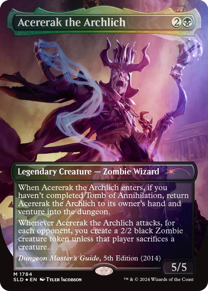 Acererak the Archlich (Rainbow Foil) 1784 card from Secret Lair Drop Series