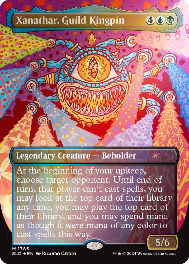 Xanathar, Guild Kingpin (Rainbow Foil) 1785 card from Secret Lair Drop Series