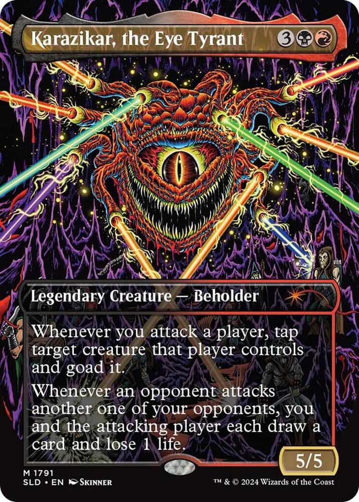 Karazikar, the Eye Tyrant 1791 card from Secret Lair Drop Series