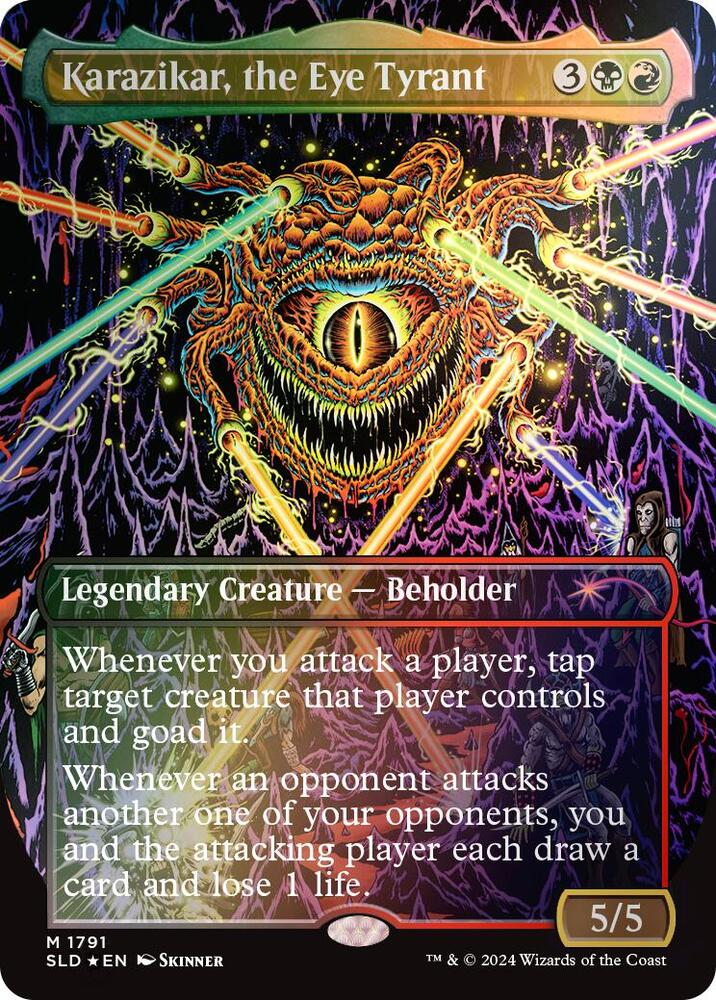 Karazikar, the Eye Tyrant (Rainbow Foil) 1791 card from Secret Lair Drop Series