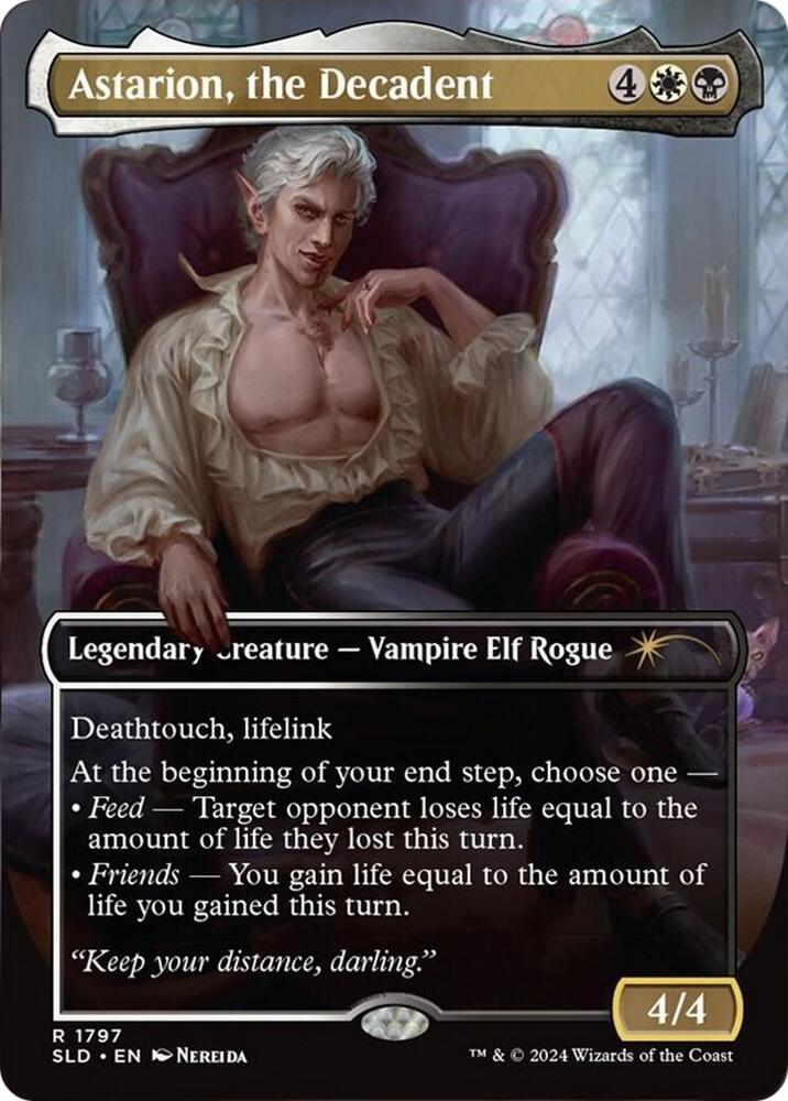 Astarion, the Decadent 1797 card from Secret Lair Drop Series