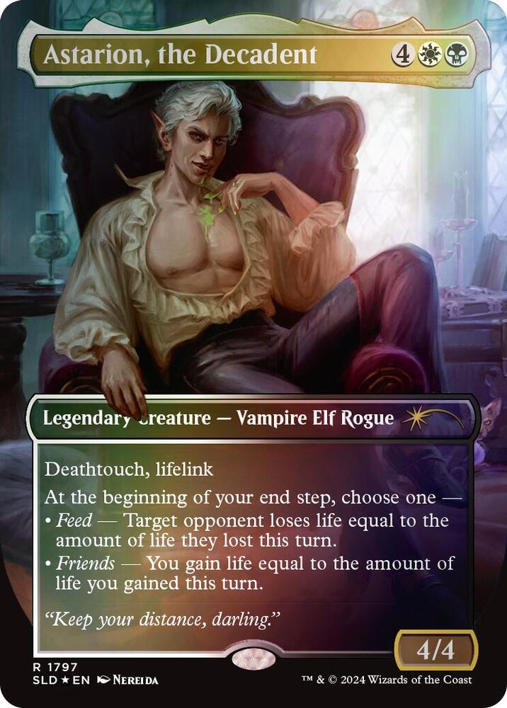 Astarion, the Decadent (Rainbow Foil) 1797 card from Secret Lair Drop Series