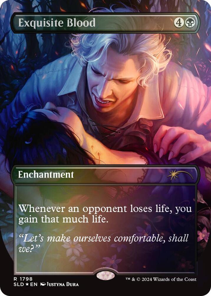 Exquisite Blood (Rainbow Foil) 1798 card from Secret Lair Drop Series
