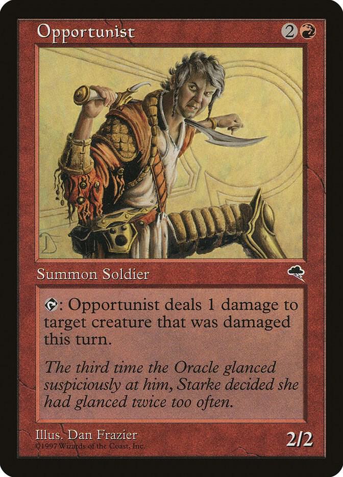 Opportunist 194 card from Tempest