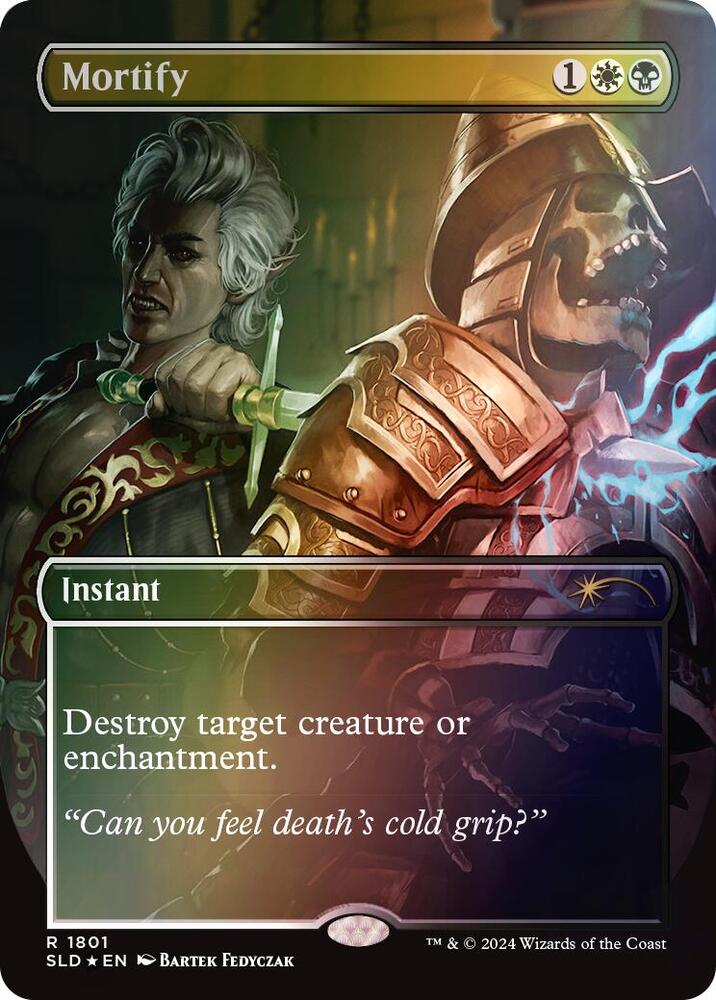 Mortify (Rainbow Foil) 1801 card from Secret Lair Drop Series