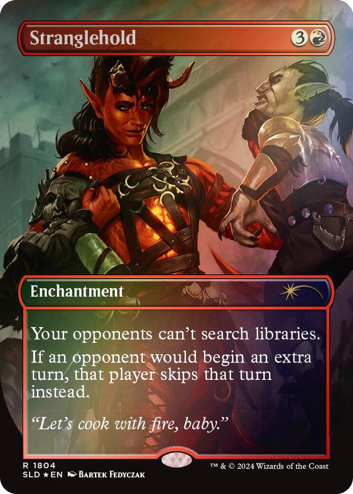 Stranglehold (Rainbow Foil) 1804 card from Secret Lair Drop Series