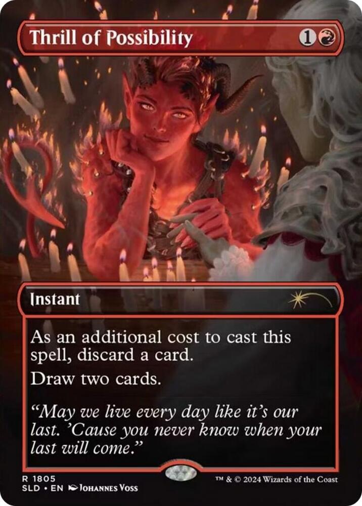 Thrill of Possibility 1805 card from Secret Lair Drop Series