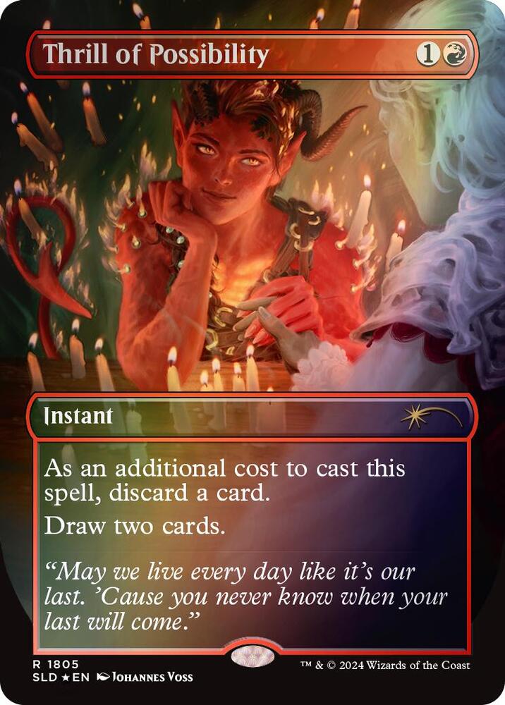 Thrill of Possibility (Rainbow Foil) 1805 card from Secret Lair Drop Series