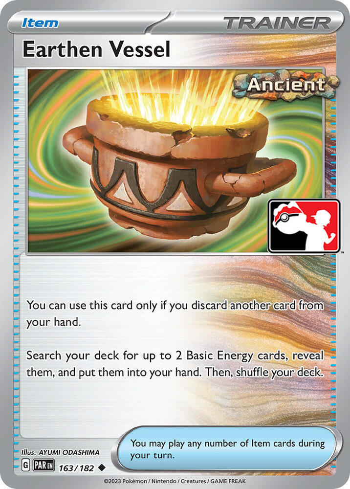 Earthen Vessel 163/182 card from Prize Pack Series Cards
