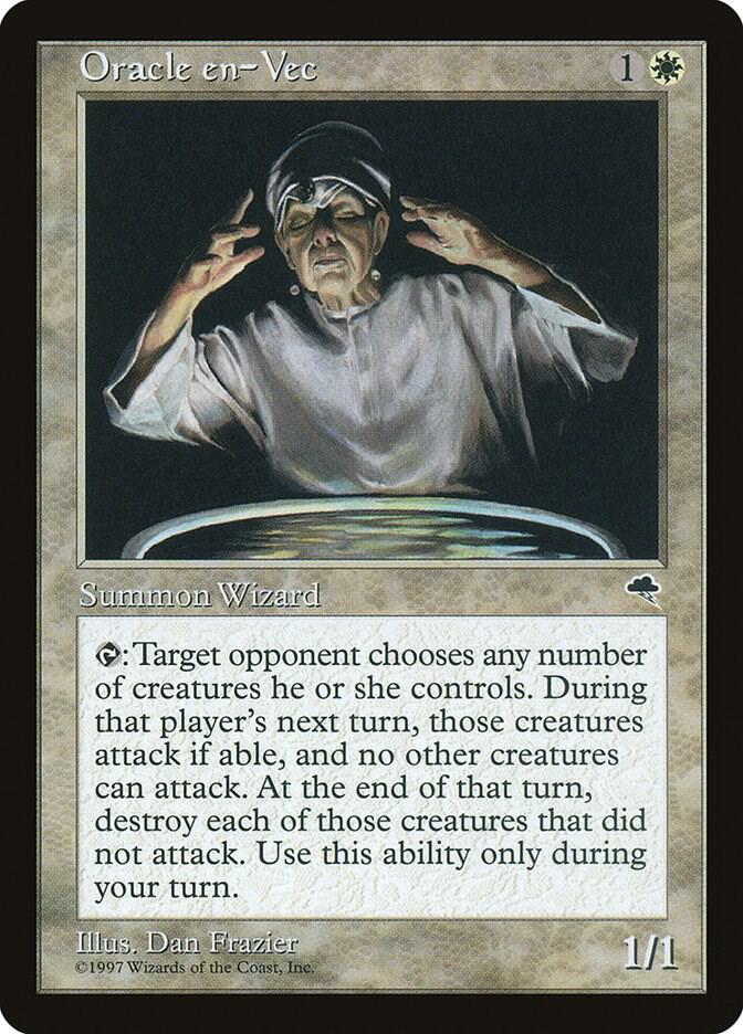 Oracle en-Vec 31 card from Tempest