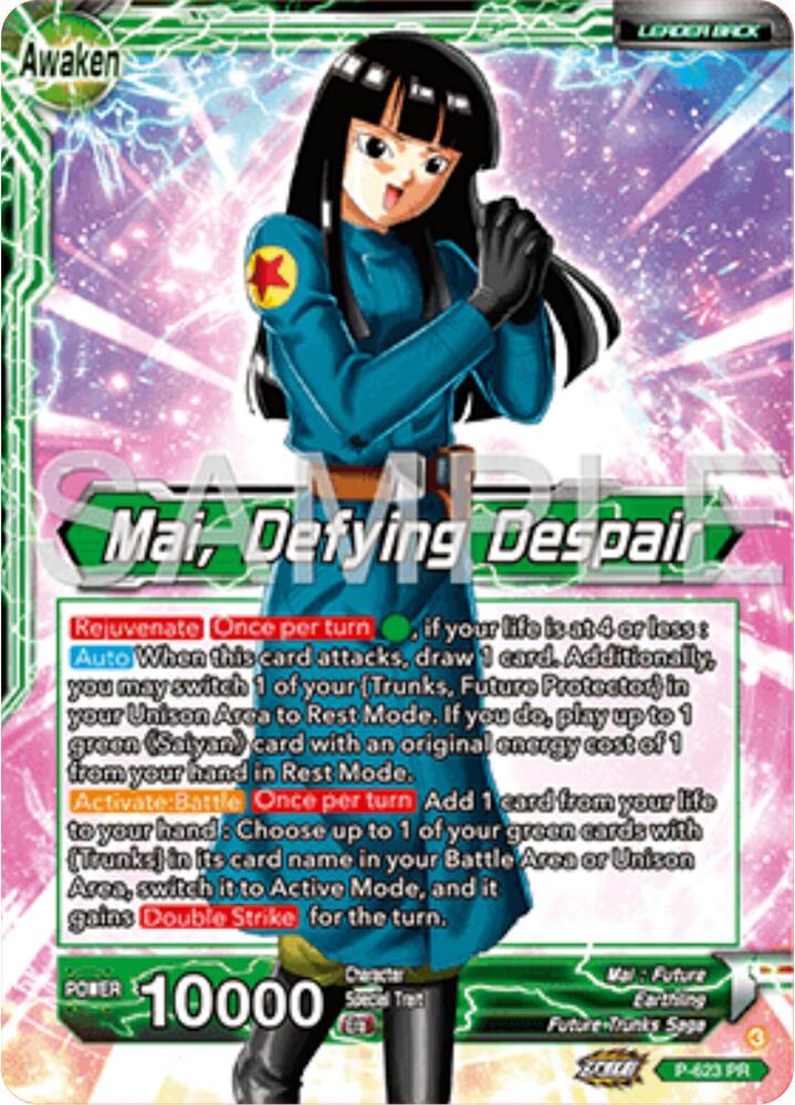 Mai // Mai, Defying Despair P-623 card from Promotion Cards